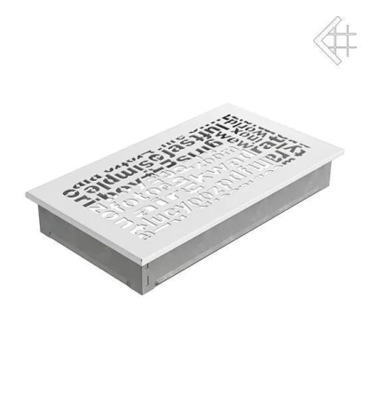 Вентиляционная решетка для камина Kratki 17x30 ABC белая 30ABC/B