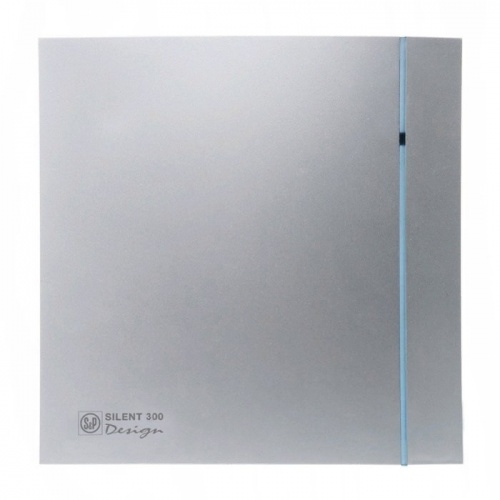 Вытяжка для ванной диаметр свыше 150 мм Soler & Palau SILENT-300CRZ 'PLUS' SILVER DESIGN-3C