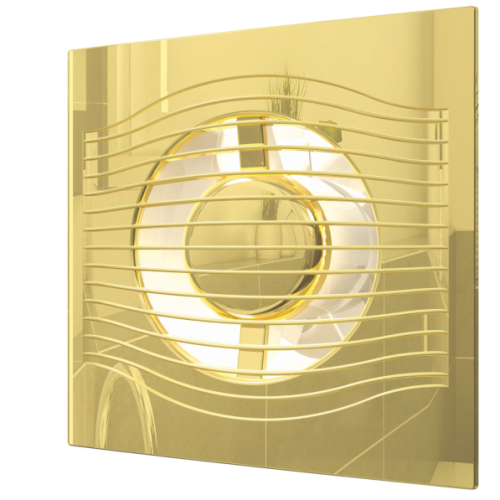 Вытяжка для ванной диаметр 100 мм ERA SLIM 4C Gold