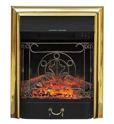 Очаг электрокамина InterFlame Majestic Brass/Black