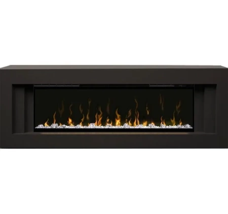 Каминокомплект Line - Черный с очагом Ignite XLF50 (Dimplex)