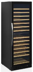 ШКАФ ВИННЫЙ TEFCOLD TFW400-2F ЧЕРНЫЙ, ДВЕРЬ БЕЗ РАМЫ