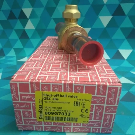 Вентиль шаровой Danfoss GBC 28S (28мм. метрич., пайка) (009G7033)