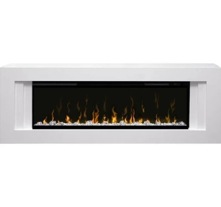 Каминокомплект Line - Белый с очагом Ignite XLF50 (Dimplex)