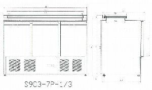 СТОЛ ХОЛОДИЛЬНЫЙ ДЛЯ САЛАТОВ COOLEQ S903-7GN 1/3