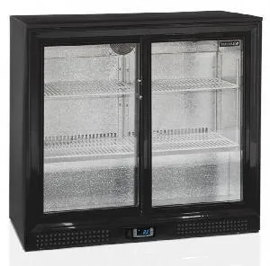 ШКАФ ХОЛОДИЛЬНЫЙ СО СТЕКЛОМ TEFCOLD DB201S БАРНЫЙ ЧЕРНЫЙ