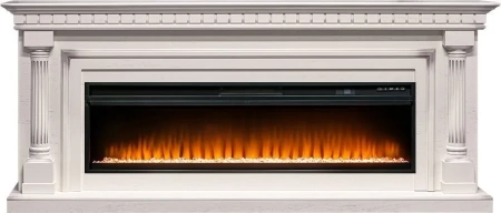 Каминокомплект Dallas 60 - Слоновая кость с патиной с очагом Vision 60 LED (Royal Flame)