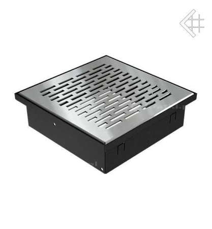 Вентиляционная решетка для камина Kratki НАПОЛЬНАЯ стальная 17x17 17/SZ/FLOOR
