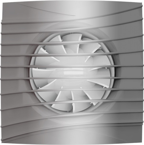 Вытяжка для ванной диаметр 125 мм ERA SILENT 5C gray metal