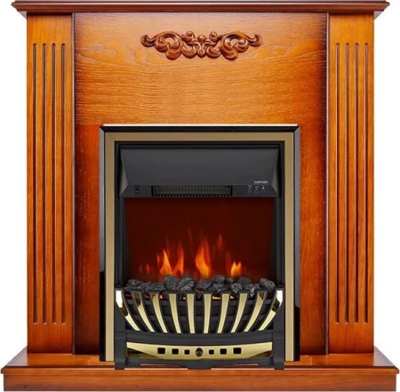 Каминокомплект Lumsden - Дуб антик с очагом Aspen Gold (Royal Flame)