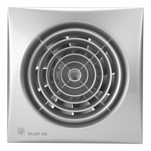 Вытяжка для ванной диаметр 150 мм Soler & Palau SILENT-300 CRZ SILVER