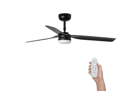 Люстра-вентилятор Faro Punt Led Black DC 33815-21
