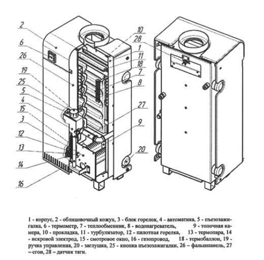 Напольный газовый котел Aton Atmo АОГВ-16Е