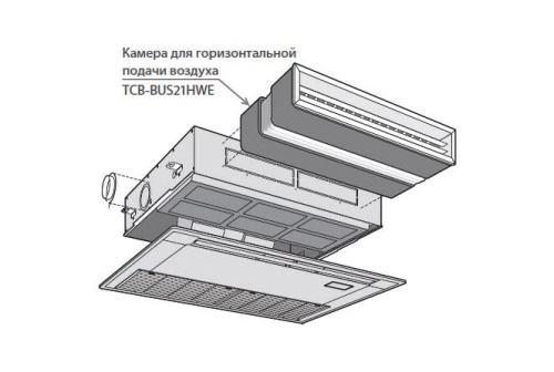 Камера для горизонтальной подачи воздуха (TCB-BUS21HWE) Toshiba