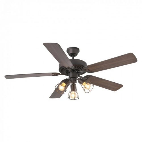 Вентилятор с подсветкой Faro Yakarta Brown 3L