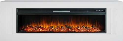 Каминокомплект Line 60 SFT - Белый с очагом Vision 60 LOG LED