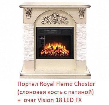 Очаг электрокамина Royal Flame Vision 18 LED FX