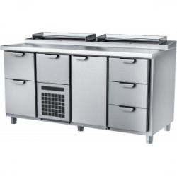 Стол холодильный саладетта HappyChef TC GS 2-CBR-1-3