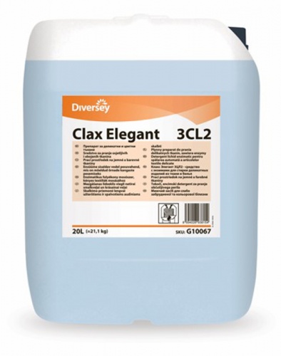 Моющее средство с энзимами для стирки деликатных тканей Clax Elegant 3CL2 20 л [6973292]