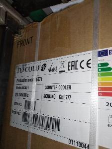 ШКАФ ХОЛОДИЛЬНЫЙ СО СТЕКЛОМ TEFCOLD BC60 ДЕМО F7554