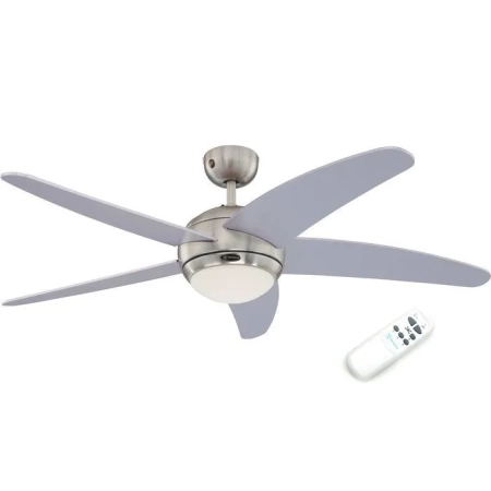 Вентилятор с подсветкой Westinghouse Bendan Silver