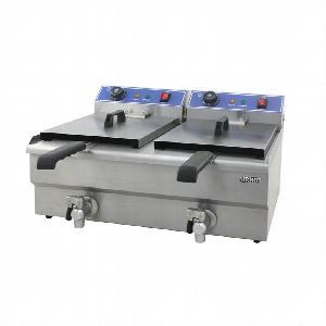 ФРИТЮРНИЦА AIRHOT EF16+16T С КРАНОМ