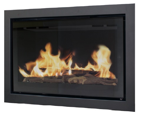 Газовый камин KARMA STYLE Huge line 60 antracit metallic
