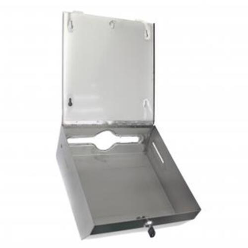 Диспенсер для бумажных полотенец Nofer industrial evo 300х255х105 матовый