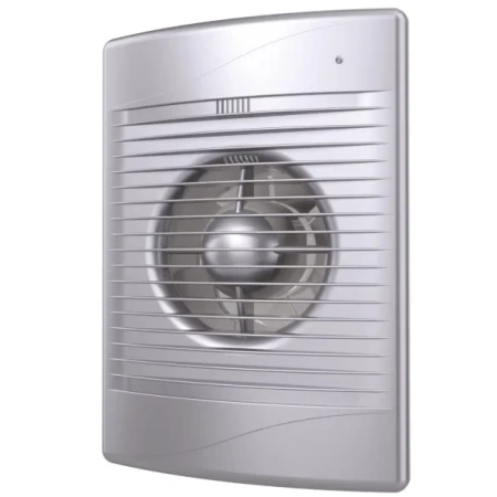 Вытяжка для ванной диаметр 100 мм ERA STANDARD 4C gray metal