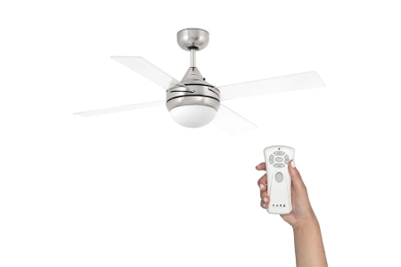 Люстра-вентилятор Faro Mini Icaria Nickel 33696