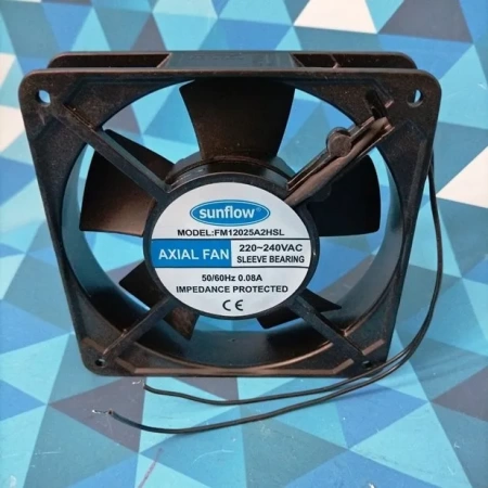 Вентилятор 12025 HSL 120х120х25 (подшипник скольжения) 220-240V