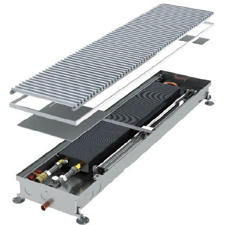Внутрипольный конвектор длиной 30 см - 1 м Minib COIL-TO85 900