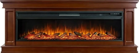 Каминокомплект Geneva 60 - Темный дуб с очагом Vision 60 LOG LED (Royal Flame)
