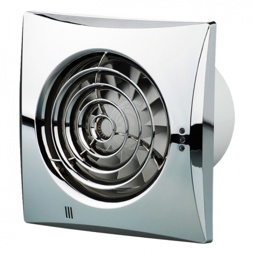 Вытяжка для ванной диаметр 150 мм Vents 150 Quiet хром