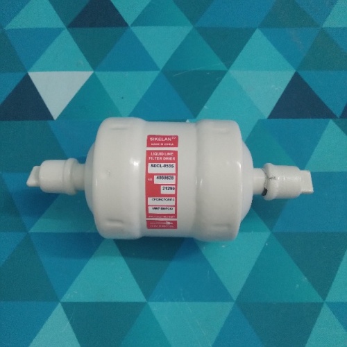 Фильтр - осушитель ZAS-083s (3/8" под пайку с клапанами Шредера)  (с антикислотными свойствами)
