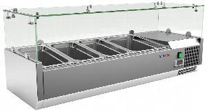 ВИТРИНА ХОЛОДИЛЬНАЯ НАСТОЛЬНАЯ COOLEQ VRX 1200/380