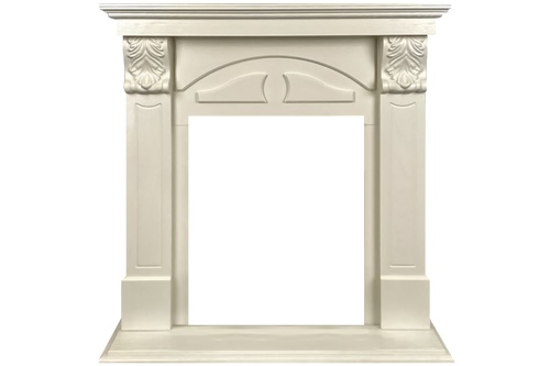 Портал Royal Flame Dublin (деревянный) RUSTIC (Разборный) - Слоновая кость