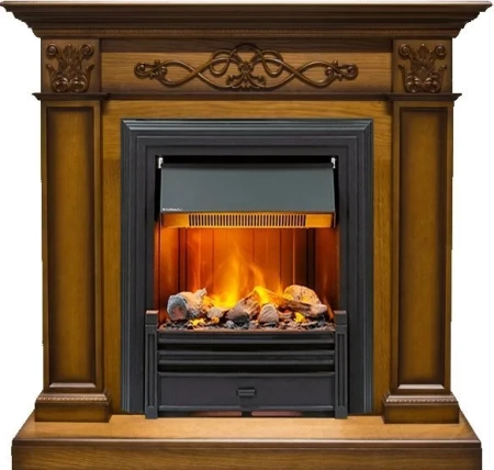 Каминокомплект Verona - Дуб антик с очагом Brookline Black (Dimplex)