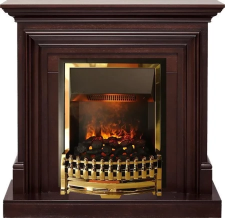 Каминокомплект Bradford - Темный дуб с очагом Atherton (Dimplex)