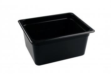 Гастроемкость GN 1/2 - 150, черная, полипропилен, RESTOLA