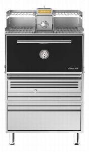 ГРИЛЬ-ПЕЧЬ JOSPER HJX-PRO-M120-WTD NC СО СТОЛОМ-ПОДСТАВКОЙ С ЯЩИКОМ И ПОЛКОЙ ДЛЯ ПОДОГРЕВА