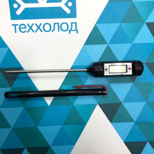 Термометр электронный WT-1(B) с щупом (Диапазон измерения от -50С до +300C) (Питание: батарейка)