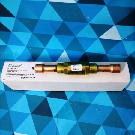 Обратный клапан Becool BC-CV-12S (1/2" пайка) ODF (Италия)