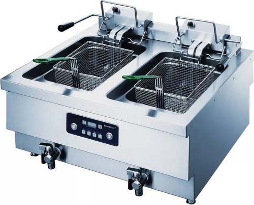 Фритюрница открытого типа RGT10E-2E, 2 ванны по 10 л., REDGASTRO