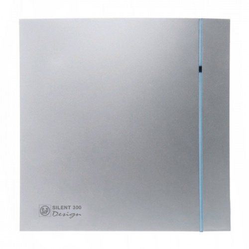 Вытяжка для ванной диаметр свыше 150 мм Soler & Palau SILENT-300CHZ 'PLUS' SILVER DESIGN-3C