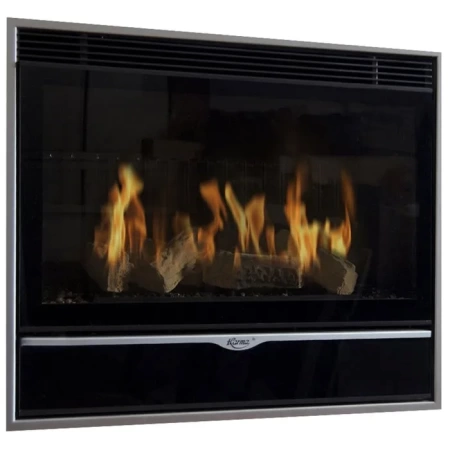 Газовый камин KARMA ELEGANCE 67 Exclusive Slim line 15 silver