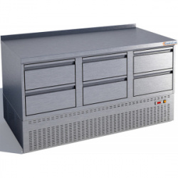 Стол морозильный Gastrolux СМН3Б-146/6Я/S/ЗСН