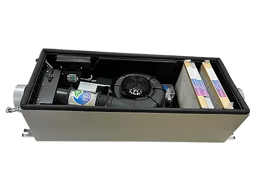 Вентиляционная установка с электрическим нагревом Minibox.E-300-FKO.PREMIUM Вентилятор EC EbmPapst (Германия)