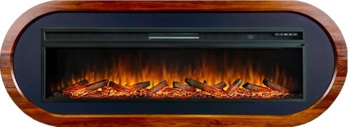 Каминокомплект Ellipse - Орех ноче с очагом Vision 60 LOG LED (Royal Flame)