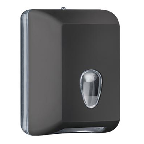 Диспенсер для бумажных полотенец Nofer Black малый 215х160х125
